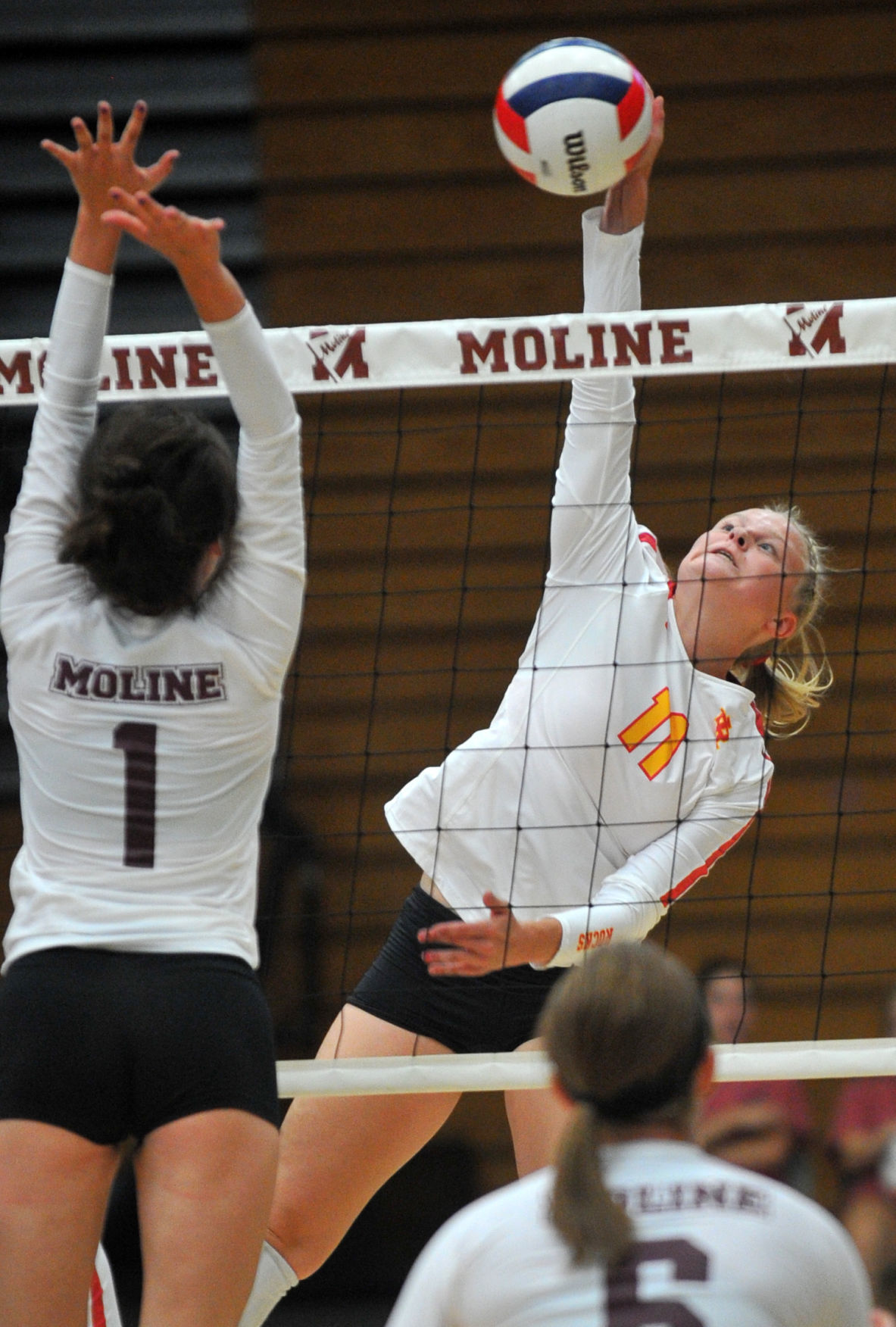 Rock Island vs Moline volleyball